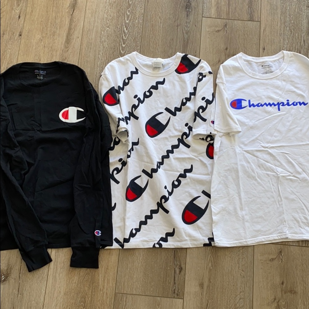 Lot of Champion Shirts